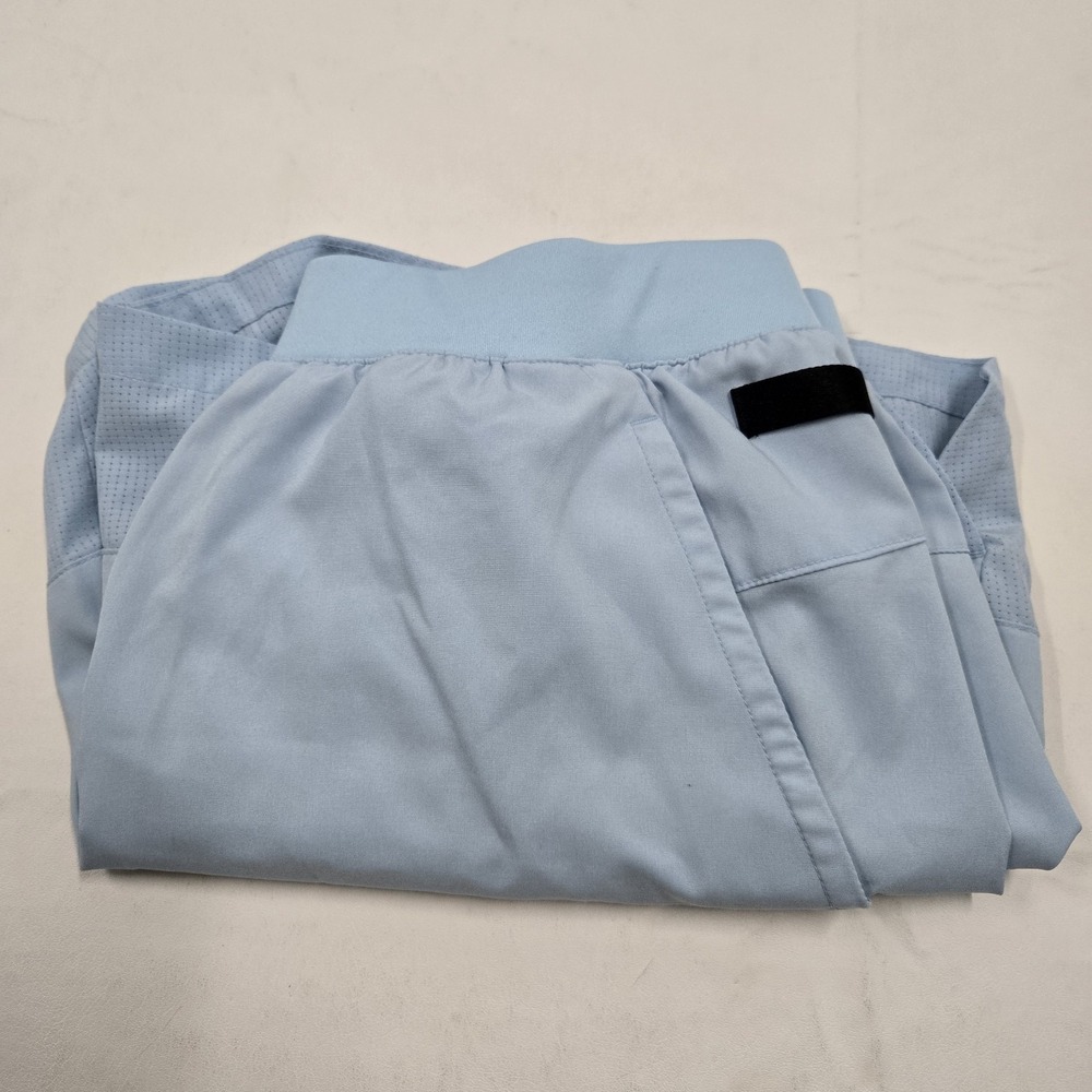 Old Navy Active Men's Swim Trunks Baby Blue Size Medium Back Zip Pocket